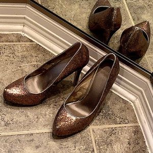 Gold heels